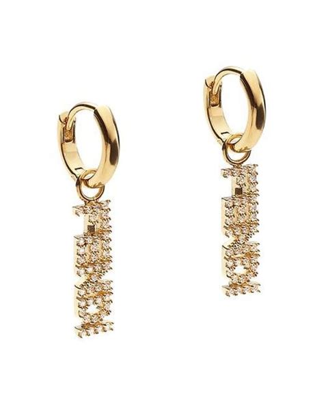 fendi signature earrings